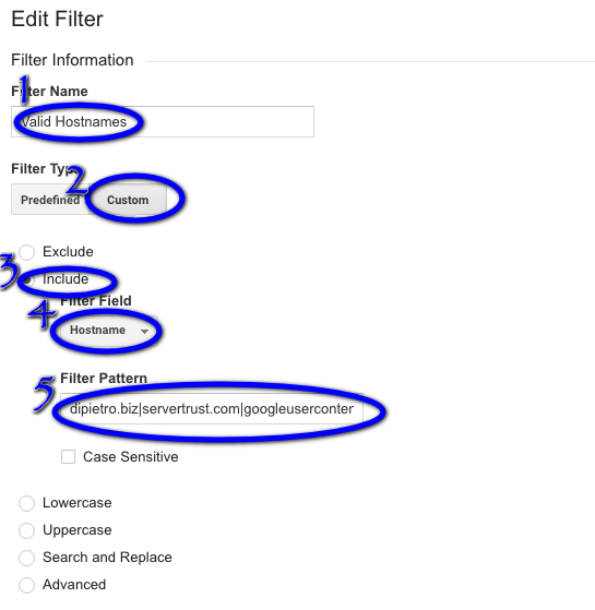 How To Include Valid Hostnames Analytics