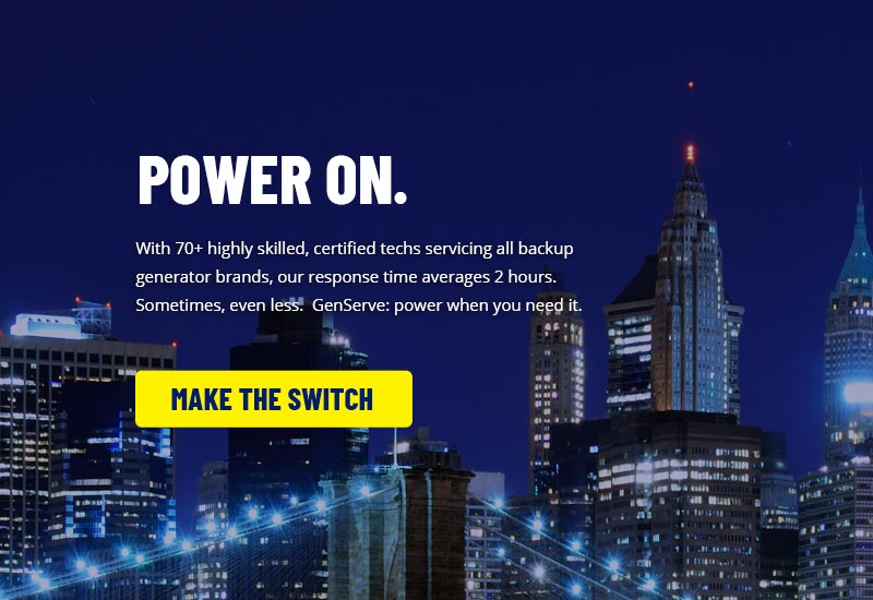 GenServe Inc Website Design